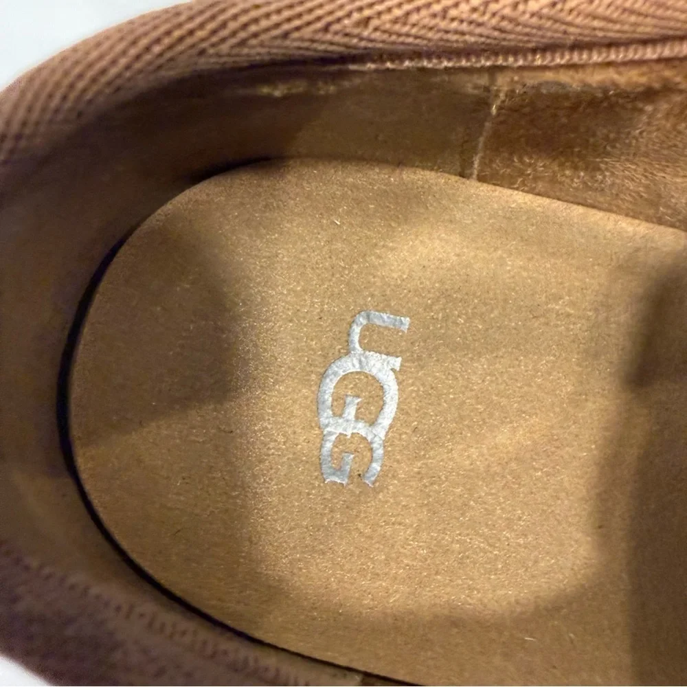 UGG CityFunc Platform Lace Up Loafers Suede Water Resist Women's Sz 8 NEW